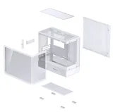 Case JONSBO M-ATX D200 White – GPU 410mm| AIO 240mm| M-ATX
